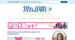 Desktop Screenshot of mrswillskindergarten.com